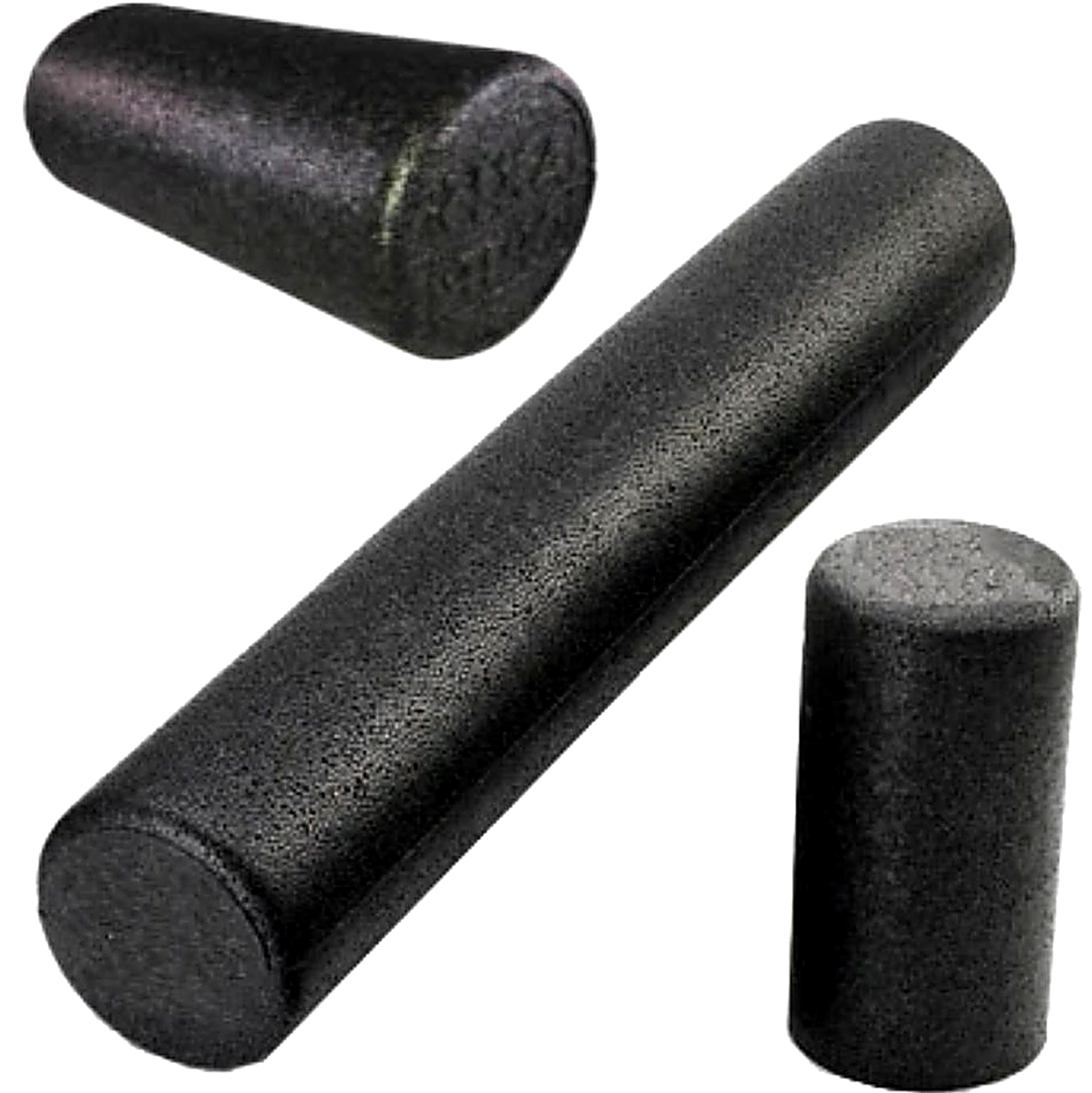 Reodoeer Foam Roller Black 黒 High Density Foam Roller for Myofascial Release & Flexibility