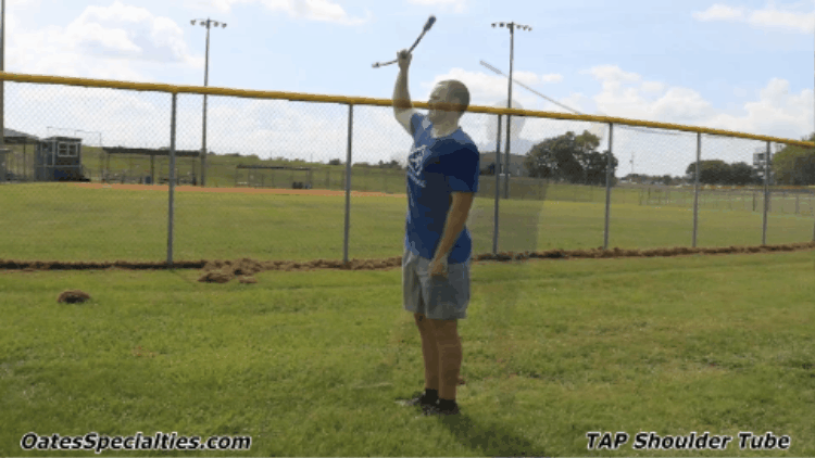 Video of someone using the Shoulder Tube to go through full ranges of motio with rythmic stabilizations and perturbations. Great for warming up, cooling down, and for recovery days.