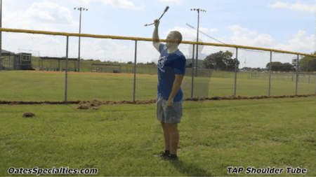Video of someone using the Shoulder Tube to go through full ranges of motio with rythmic stabilizations and perturbations. Great for warming up, cooling down, and for recovery days.