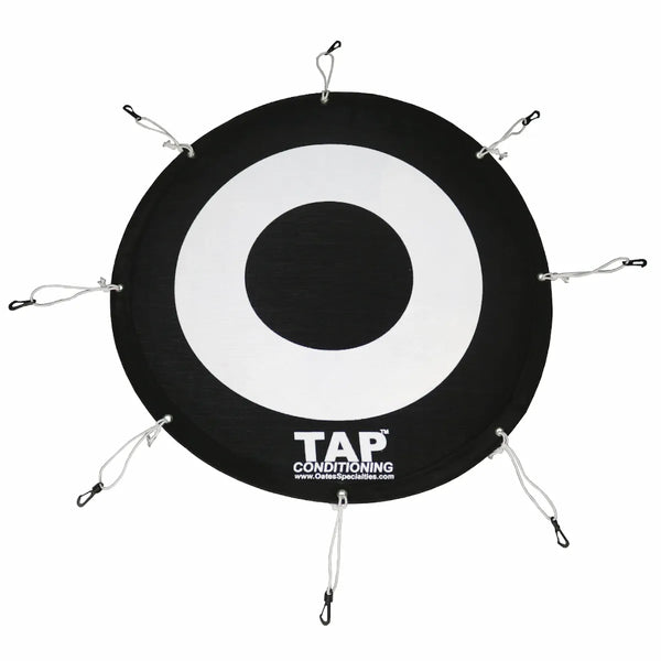 TAP® Batting Target featuring a high-contrast bullseye design to enhance directional focus and promote skill development through visual feedback