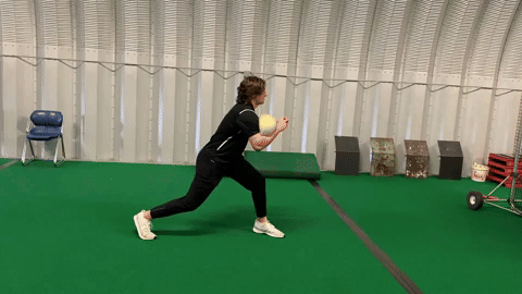 Garrett Wolforth of the Texas Baseball Ranch throws with the TAP® Connection Ball in the 1 position, reinforcing proper arm mechanics to prevent forearm flyout and reduce stress on the medial elbow and UCL, helping mitigate the risk of Tommy John injuries.