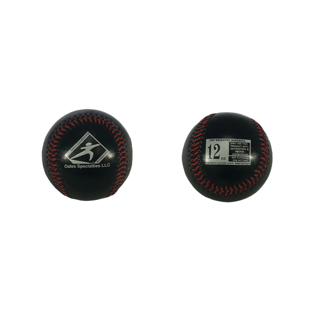 Weighted Baseball 12oz front and rear view