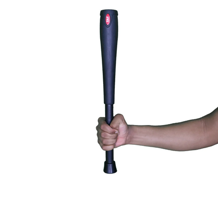 TAP Bell Club 2KG being held straight up in one arm demonstrating leveraged weight.