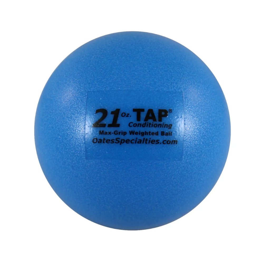 21oz Max-Grip Weighted Ball textured great for pivot picks, marshalls, and other arm action drills. Great for hitting as well.
