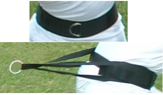 Padded Resistance Belt w/10 Foot Tow Strap