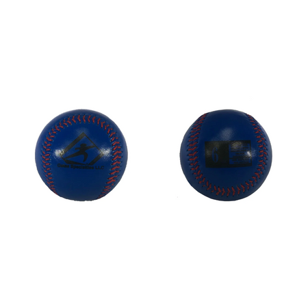 Weighted Baseball 6oz front and rear view