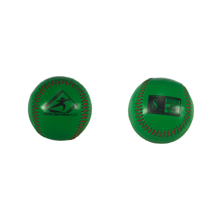 Weighted Baseball 8oz front and rear view