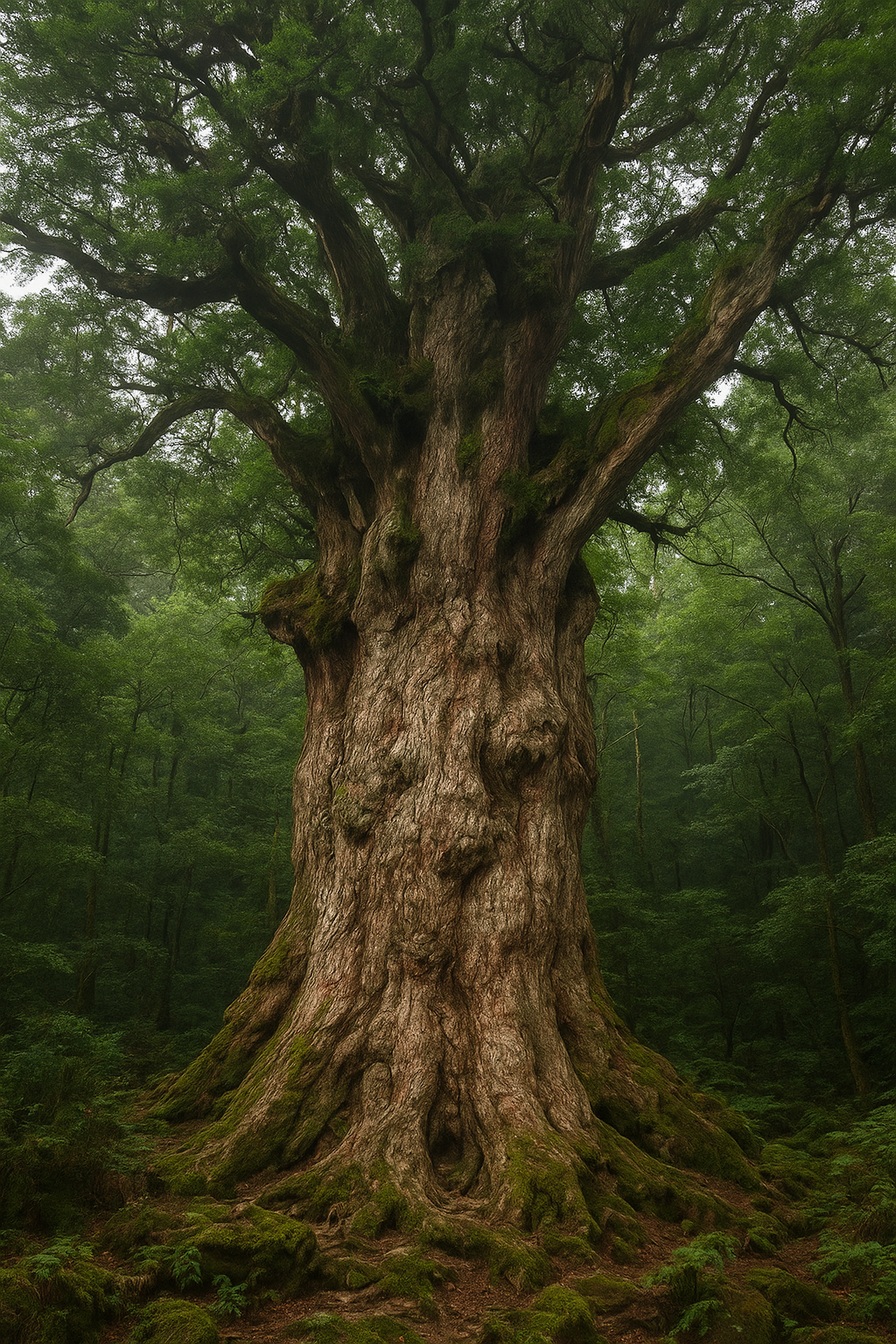 A Japanese symbol of strength Jomon Sugi tree.