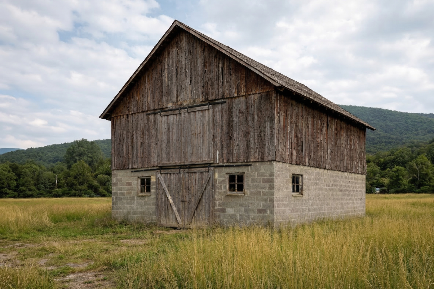 Image reference of Kentucky style weathered barn for Billy Wagner blog main image.