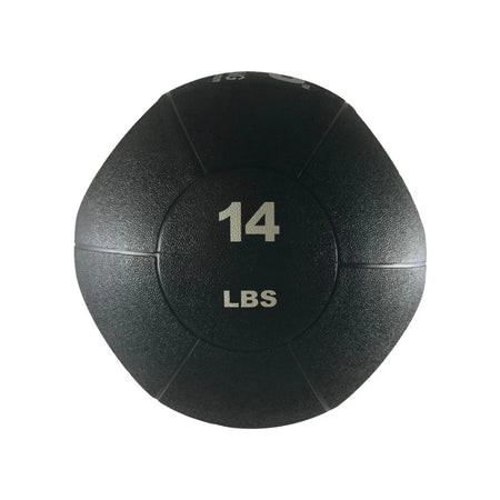 14 lb Double Handle Medicine Ball—heavier resistance ideal for advanced core training, explosive rotational power, and full-body strength development.