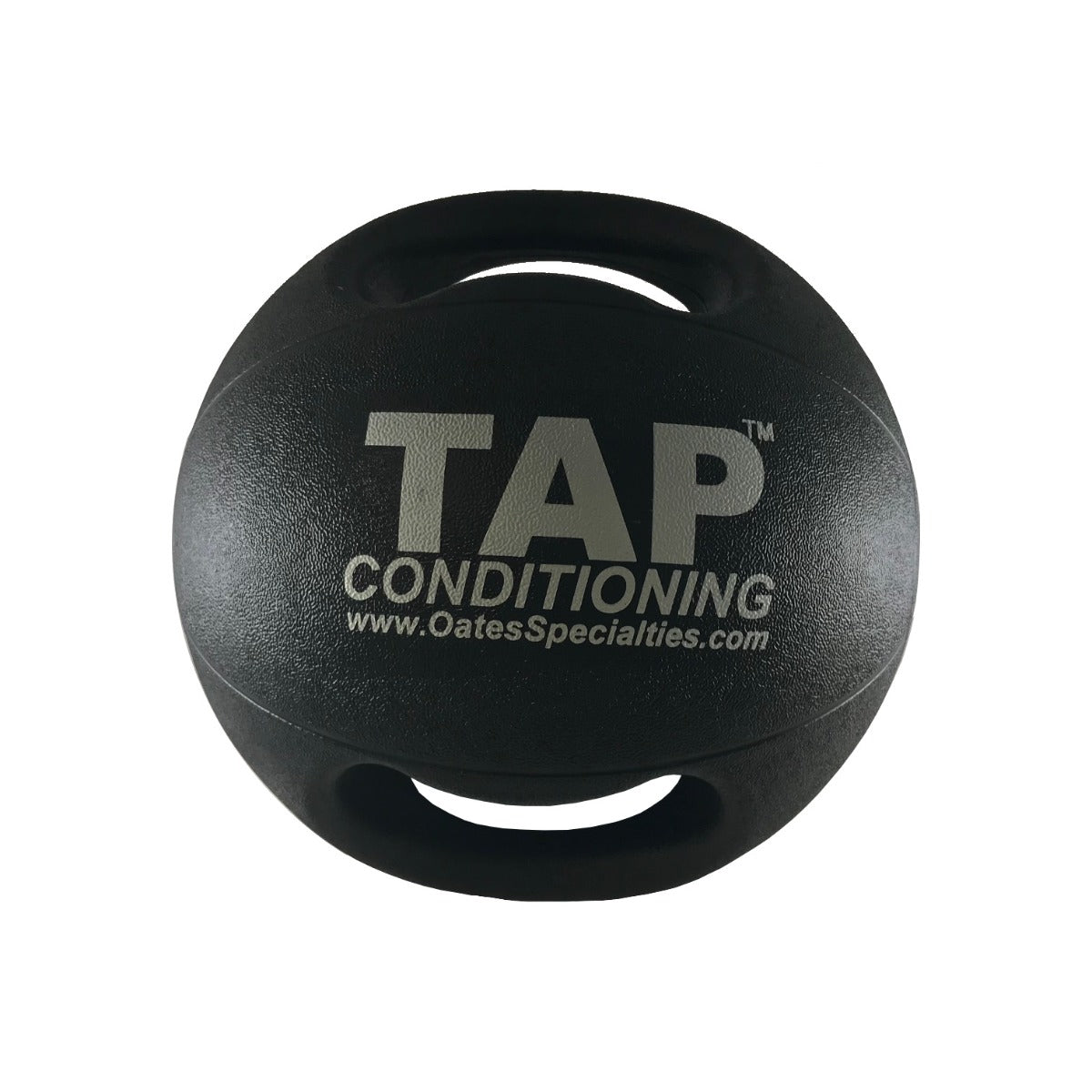 Back view of Double Handle Medicine Ball—showing dual-handle construction for secure grip and control during core workouts, rotational drills, and dynamic strength training.