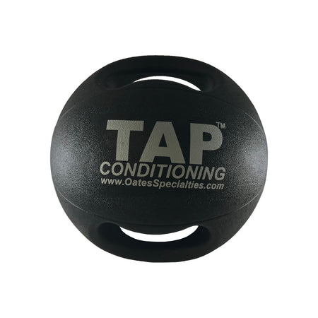 Back view of Double Handle Medicine Ball—showing dual-handle construction for secure grip and control during core workouts, rotational drills, and dynamic strength training.
