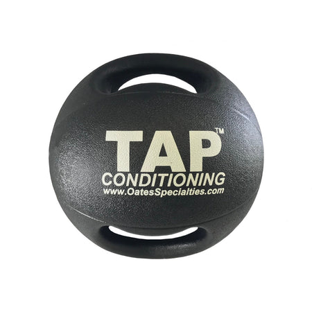 16 lb Double Handle Medicine Ball—designed for high-intensity functional training, enhancing core power, rotational strength, and overall muscular endurance.