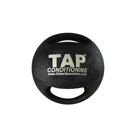 Back view of Double Handle Medicine Ball—ergonomic dual-handle design enhances grip and control during dynamic strength, core, and rotational exercises.