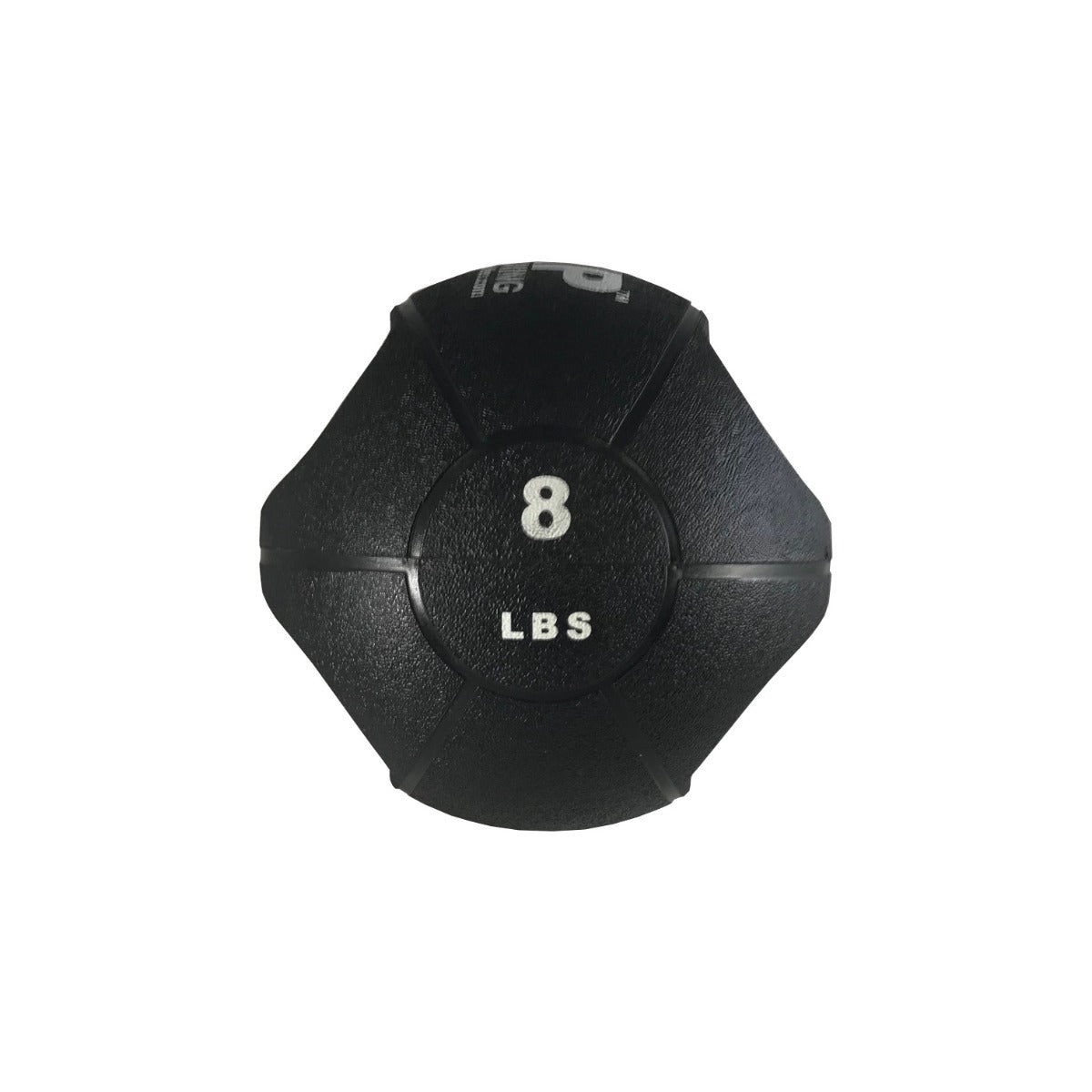 8 lb Double Handle Medicine Ball—balanced weight ideal for building core strength, enhancing rotational power, and supporting intermediate-level functional training.