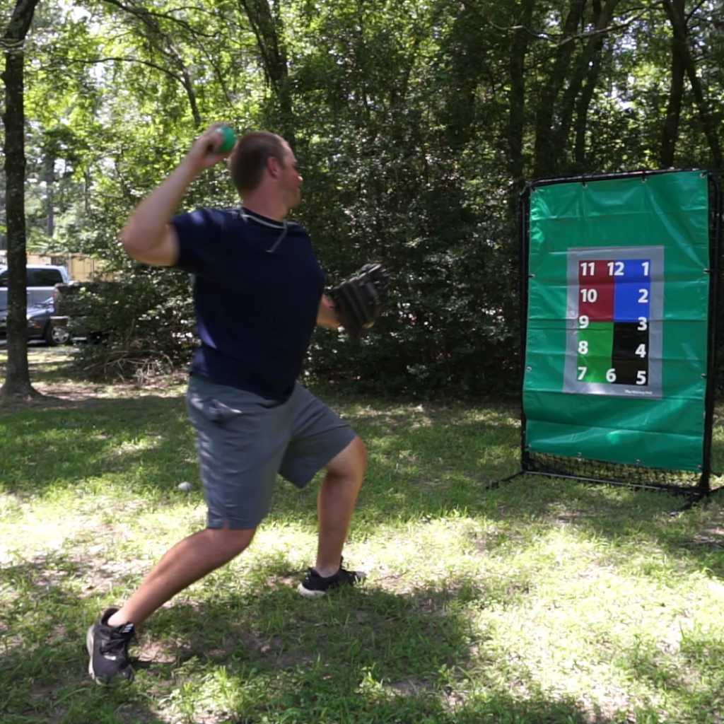 Weighted Baseball in a throwing motion 2