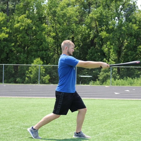 The TAP® Bell Club is in the forward position of the swing. This is where the hips are forward and glutes activated. This is the end range of motion for strengthening the posterior chain. 