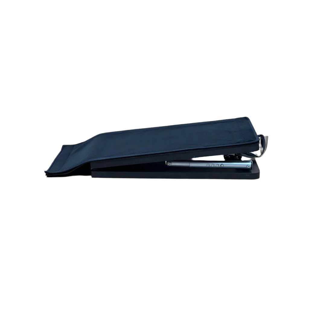 Glove Load Catching Ramp in fully collapsed position, demonstrating its compact design for easy portability and convenient storage.