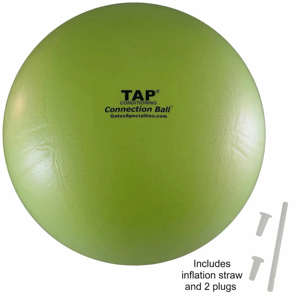 12-inch TAP® Connection Ball®: A durable, inflatable tool designed to provide tactile feedback, helping athletes maintain consistent proximal positioning and efficient sequencing during throwing drills.