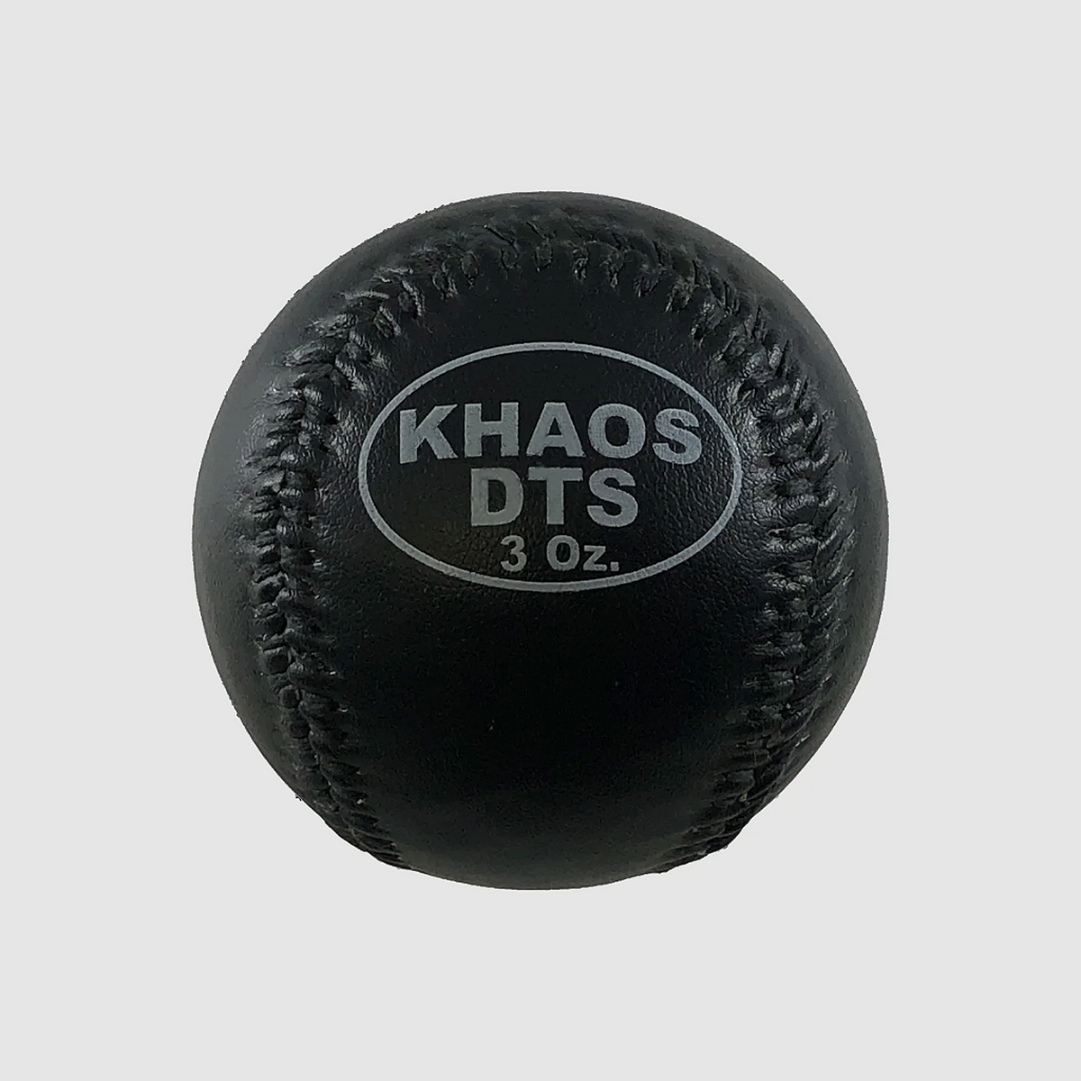 Close-up of the small-sized 3oz DTS Weighted Ball, highlighting its compact design, textured surface, and durability for precision training and grip control.