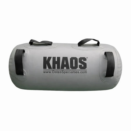 KHAOS® Waterboy in grey vinyl featuring four heavy-duty handles for maximum exercise variability and multi-planar stabilization training.