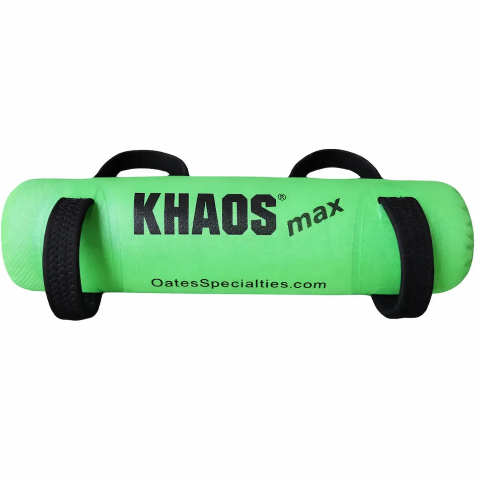 KHAOS® Waterboy Max featuring durable polyester-lined vinyl construction and ergonomic handles for high-intensity unstable resistance training.