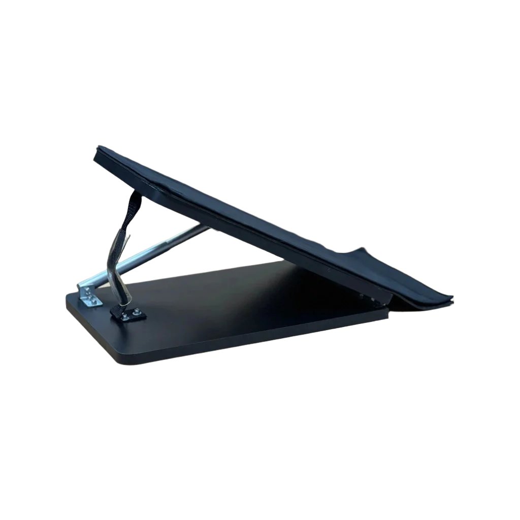 Glove Load Catching Ramp shown fully upright, clearly revealing all structural components and training surfaces for functional evaluation.