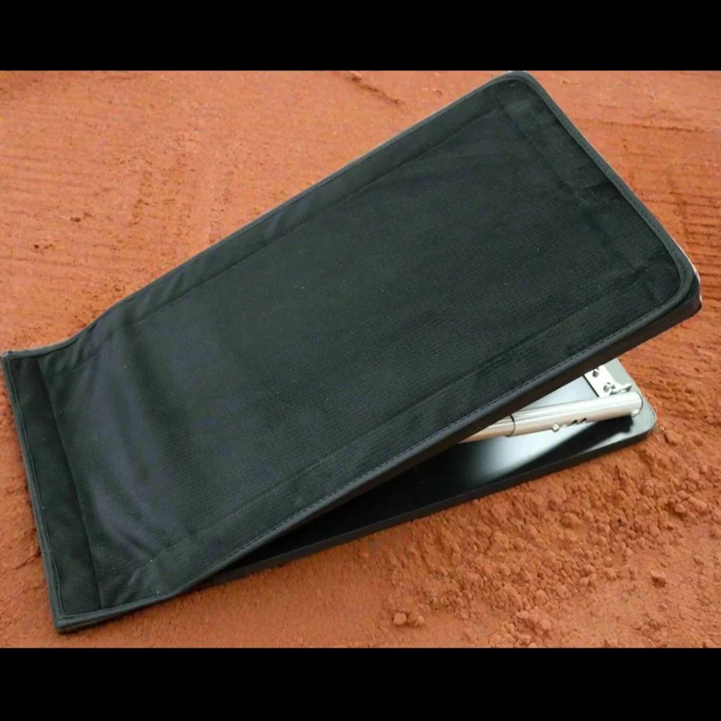 Glove Load Catching Ramp inclined position displaying the directional material for a visual que with receiving a ball.