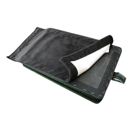 Glove Load Catching Ramp uses Velcro to keep it together.