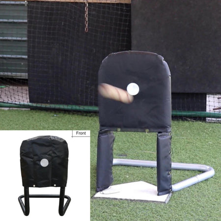  TAP® Advanced Command Trainer for Pitching Accuracy and Control — features a 17" x 17" strike zone target on a durable steel frame with vinyl padding. This elite pitching aid provides instant feedback to help improve throwing precision, enhance mechanics, and support consistent training with game-quality baseballs. 
