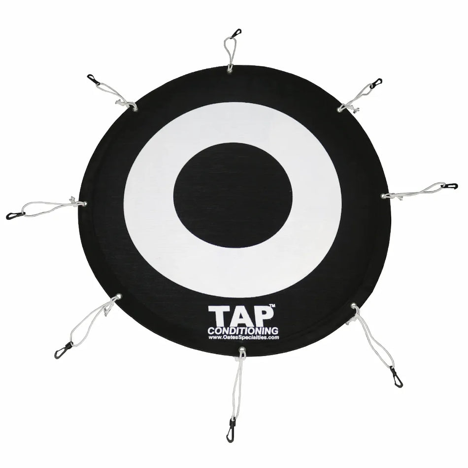 TAP® Batting Target featuring a high-contrast bullseye design to enhance directional focus and promote skill development through visual feedback