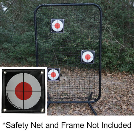 Compact 10" x 10" baseball throwing target designed for pitching accuracy training, made from durable high-performance materials. Attaches easily to batting screens and practice nets with ball bungees. Lightweight (0.2 lbs) for travel-friendly baseball workouts. Features a high-visibility design and delivers auditory feedback on impact to improve throwing precision, reaction time, and training efficiency. Ideal for baseball players, softball athletes, and coaches seeking reliable portable pitching aids.
