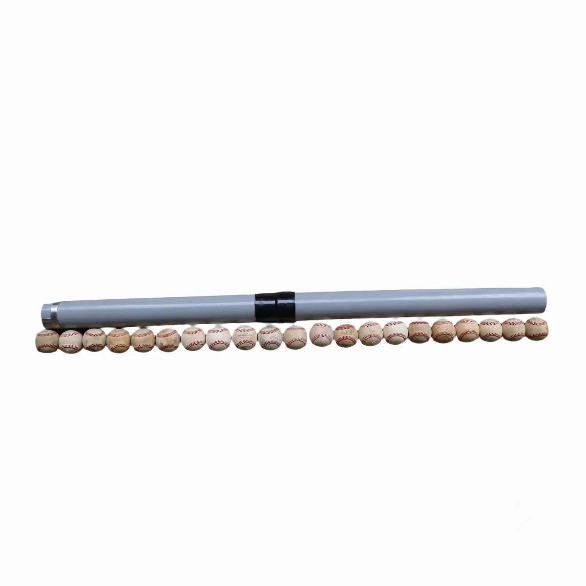 The Ball Hawg Baseball Retriever with a baseball capacity of approximately 20 baseballs.