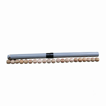 The Ball Hawg Baseball Retriever with a baseball capacity of approximately 20 baseballs.