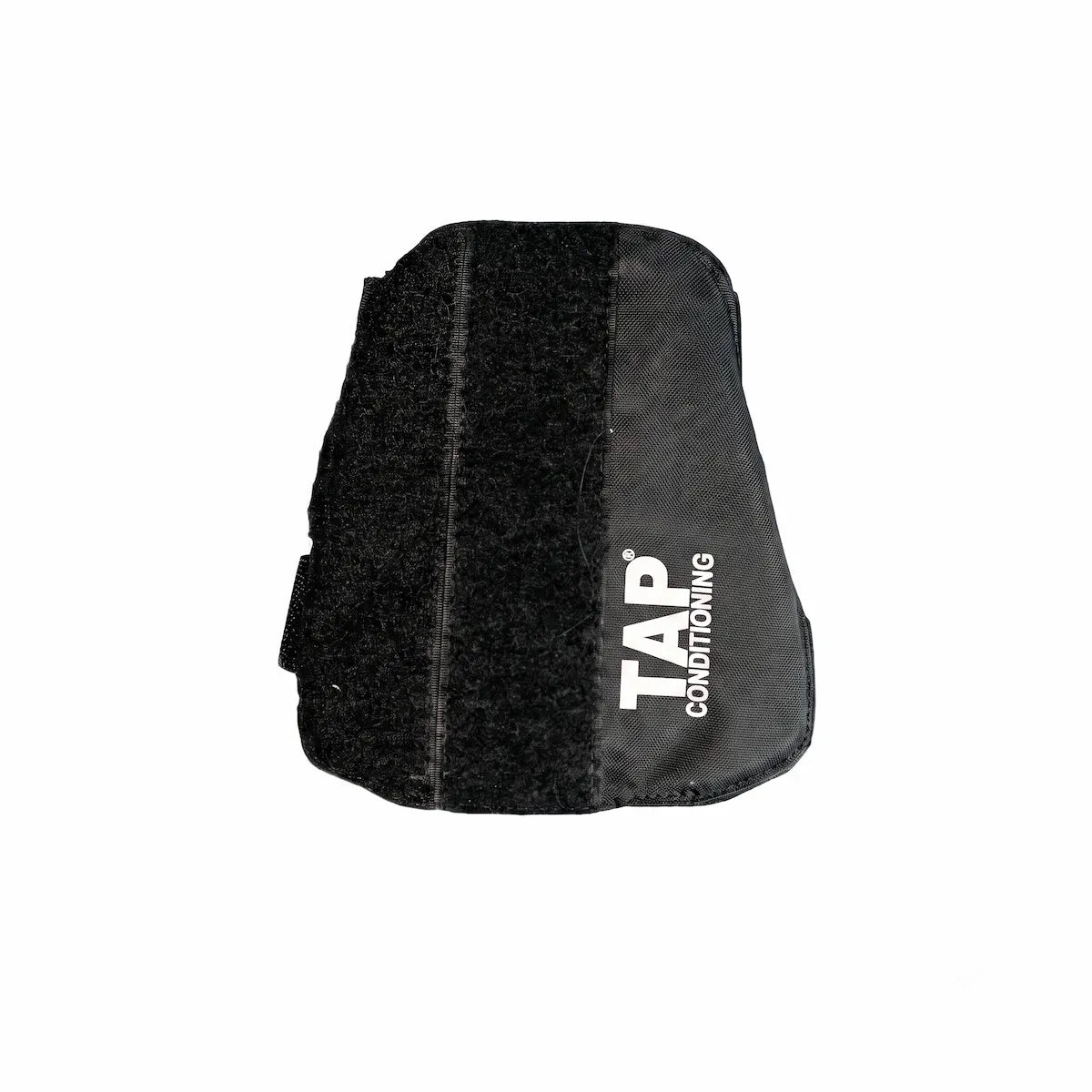 TAP® Weighted Forearm Sleeve front view showing the 16-ounce wearable training tool with three adjustable straps for in-season arm care and deceleration training.