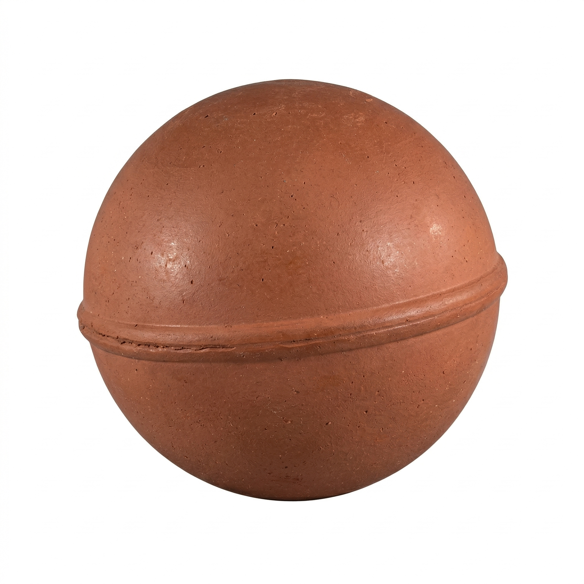 TAP® Weighted Massage Ball — 16 oz red version providing heavier resistance for advanced muscle therapy.