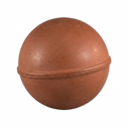 TAP® Weighted Massage Ball — 16 oz red version providing heavier resistance for advanced muscle therapy.