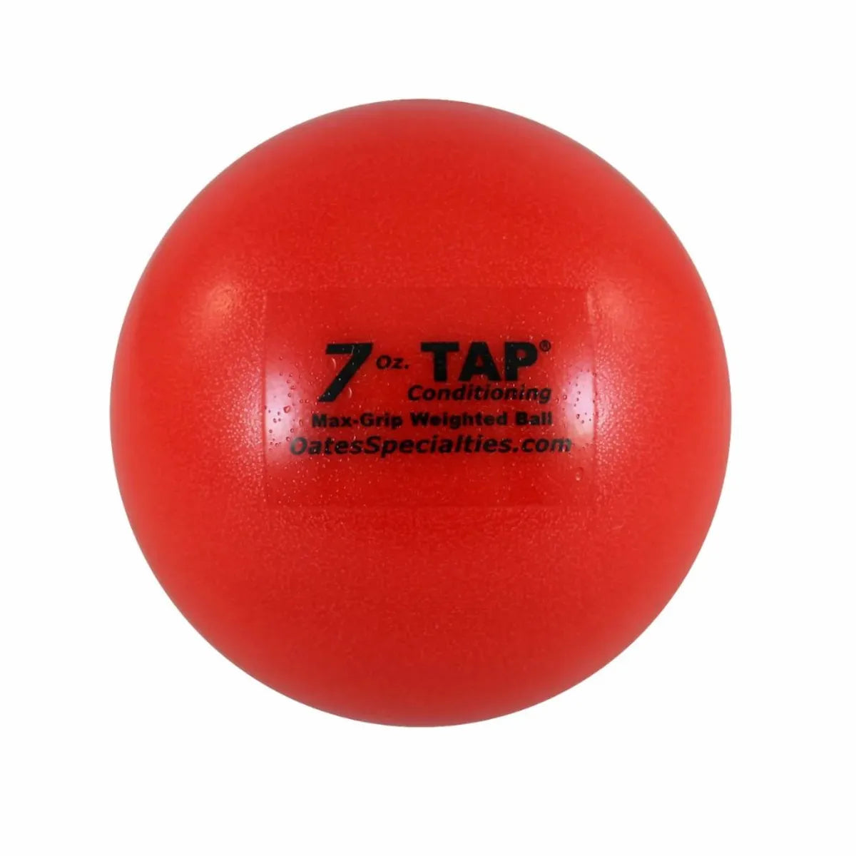 TAP® Max-Grip 7oz Red: Baseline overload variant optimized for walking torques and mound-based velocity drills; also serves as a hitting constraint to force consistent contact and barrel control.