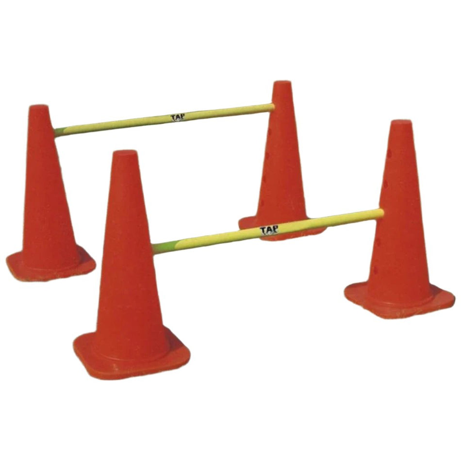 Hurdle Cone and Crossbar Set used for developing lower body agility and coordination.