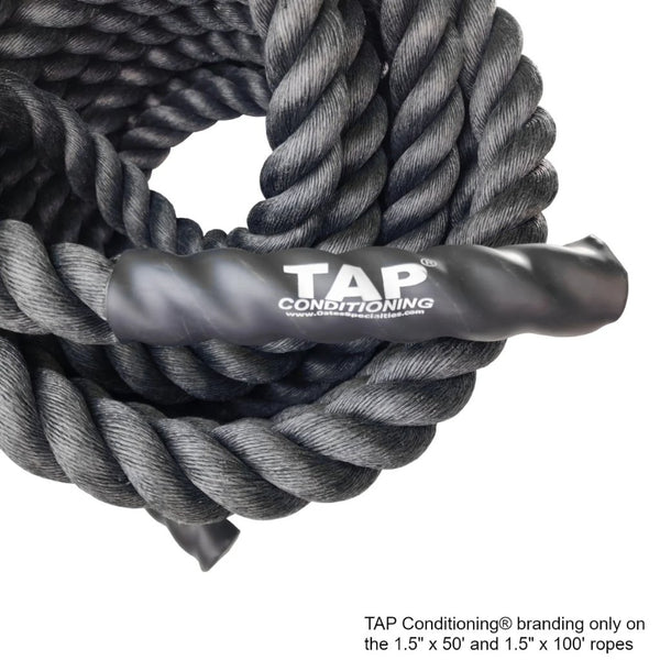Long Length Heavy Rope: Athletic Conditioning Equipment for Power & Strength — alternate view