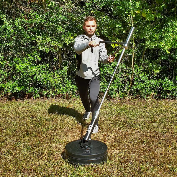 Rotational Core Training Equipment: Ground-Based Device for Full-Body Rotational Exercises — alternate view