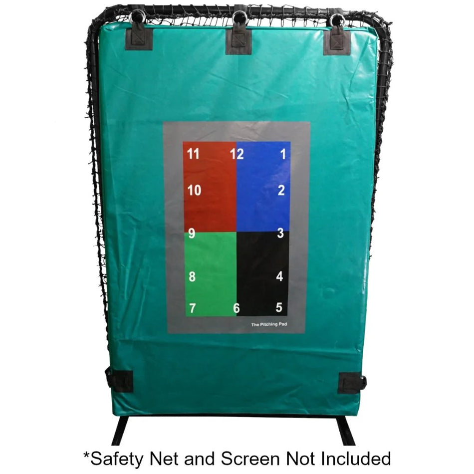 Pitching Pad attached to Safety Net and Screen 2