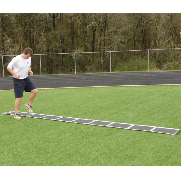 Side Foot Shuffle using the roll out speed ladder 