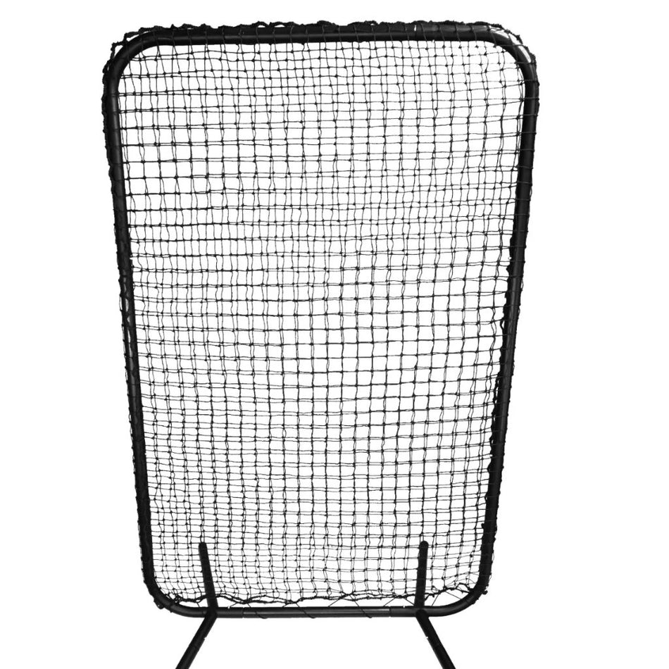 6' x 4' safety net with 1.5" steel frame and #42 twisted, knotted twine—ideal for pitcher protection and front toss drills in compact training spaces.