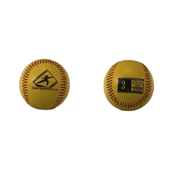 TAP® Weighted Baseball - Synthetic Leather Training Balls — alternate view